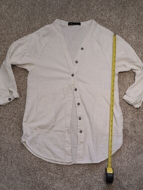 🧶 Auxo Collection, 100% Cotton, White Button Down